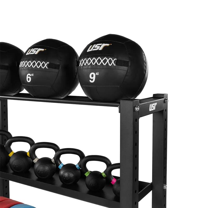 USR Ephesos-R30BKW 224 Kg Bumper Plaka-Kettlebell-Wallball-Raf Set