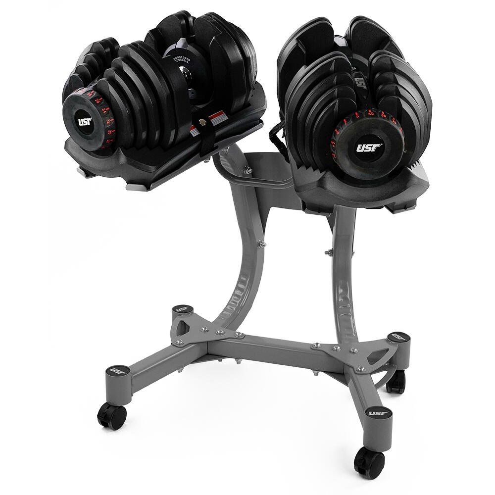 USR USR ADX40 2x40 Kg Ayarlanabilir Dambıl + Stand Set