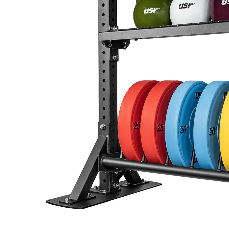 USR Miletos-R22BHK 628 Kg Bumper Plaka-Hex Dambıl-Kettlebell-Raf Set