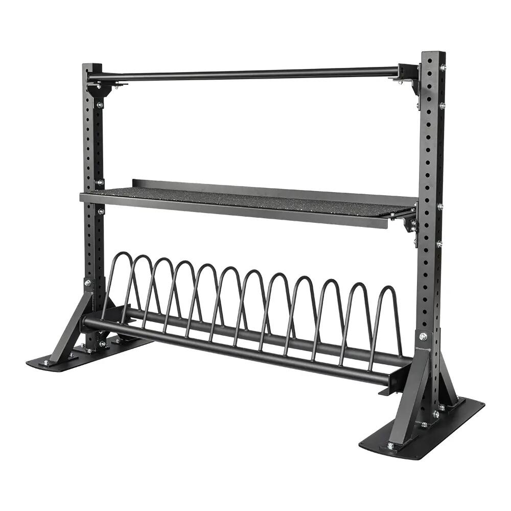 USR Miletos-A-R30 3 Katlı Bumper Plaka-Dambıl-Kettlebell-Wallball Rafı 3/7
