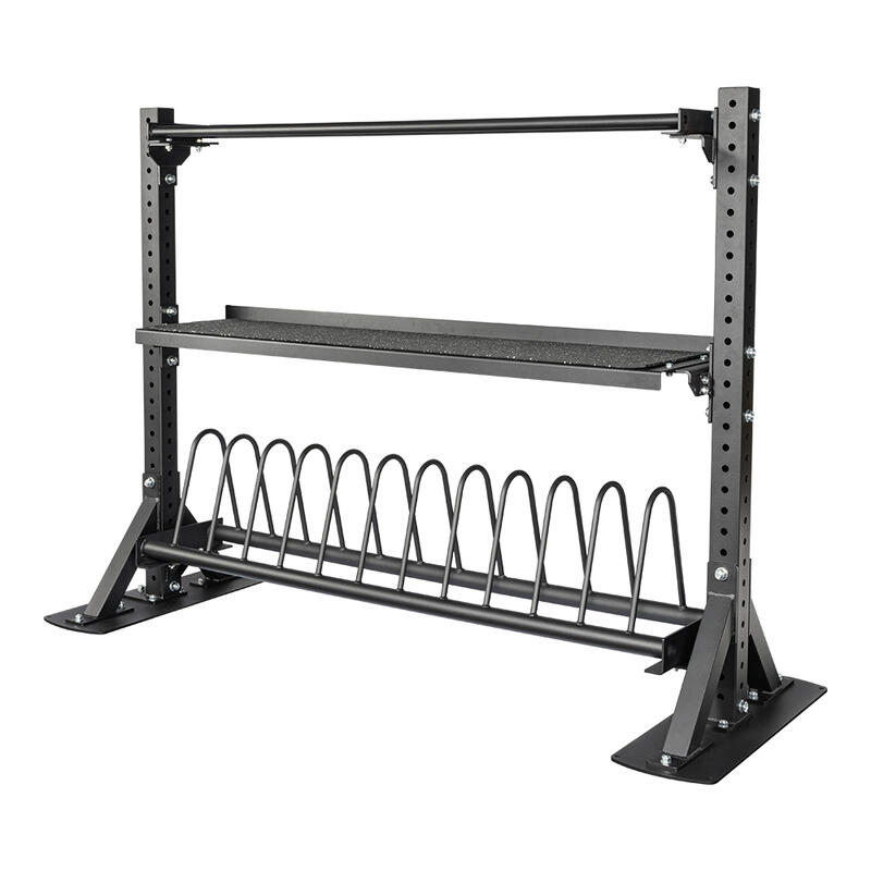 USR Miletos-A-R30 3 Katlı Bumper Plaka-Dambıl-Kettlebell-Wallball Rafı