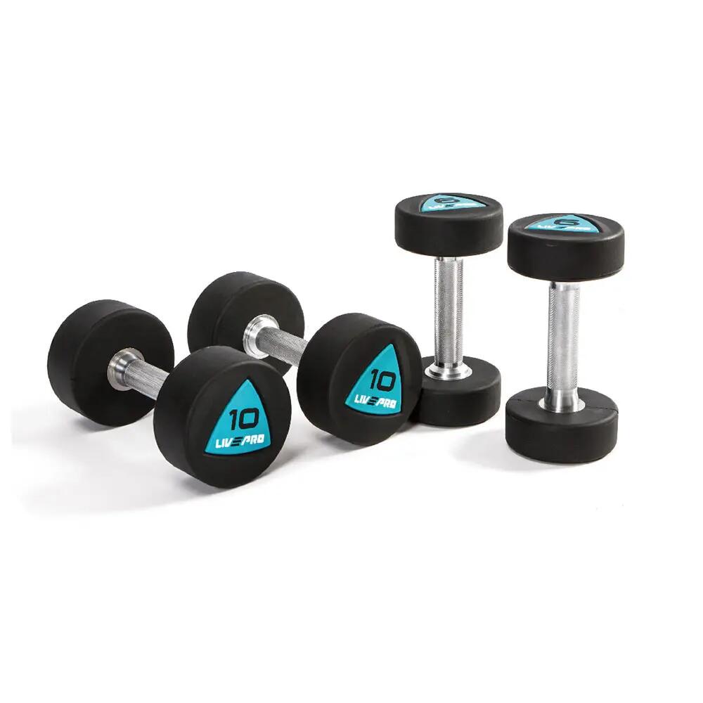 Livepro LP8002 20 Kg Poliüretan Dambıl 2/3