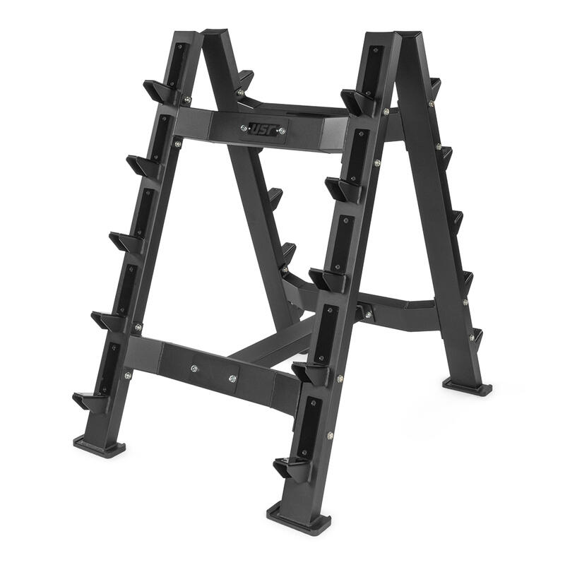 USR BR27S Çift Taraflı Barbell Rafı-10 lu Düz-Z Barbell Seti