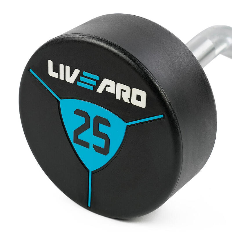 Livepro LP8011 25 Kg Poliüretan Z Barbell