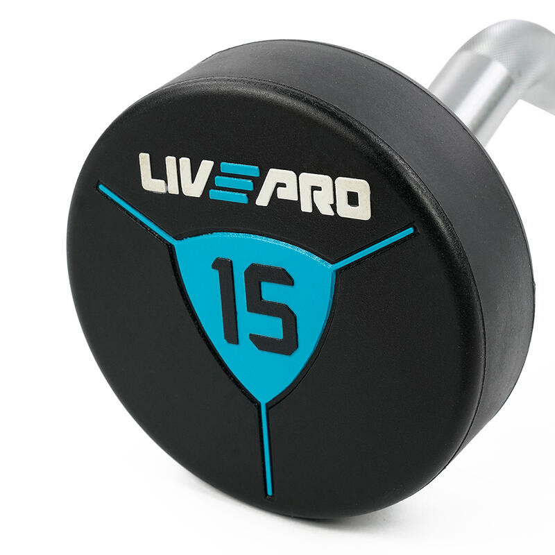 Livepro LP8011 15 Kg Poliüretan Z Barbell
