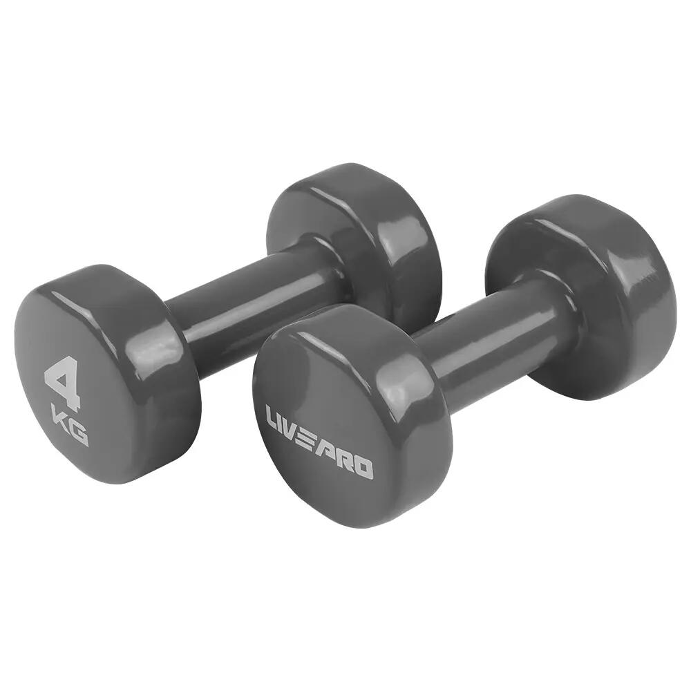 Livepro LP8076 2x4 Kg Renkli Stüdyo Dambıl 1/3