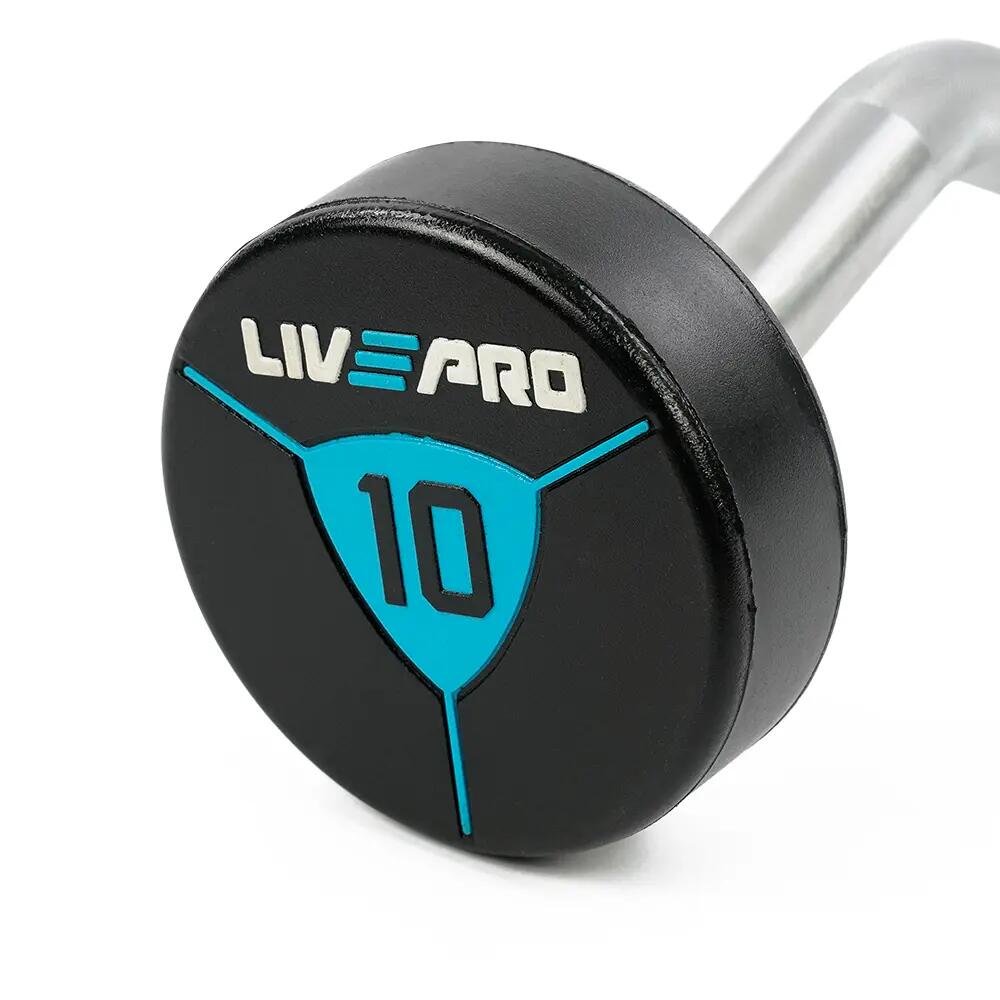 Livepro LP8011 10 Kg Poliüretan Z Barbell 2/4