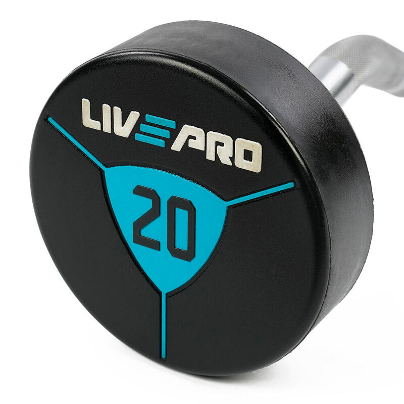 Livepro LP8011 20 Kg Poliüretan Z Barbell