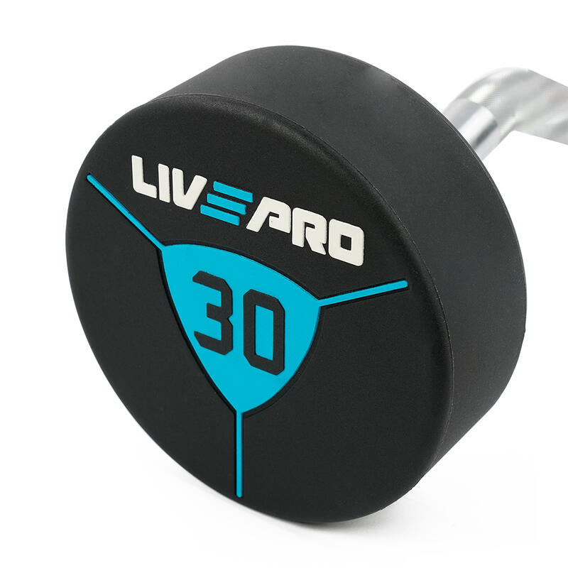 Livepro LP8011 30 Kg Poliüretan Z Barbell