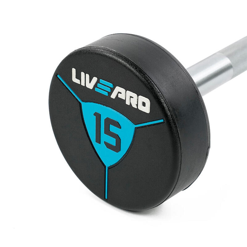 Livepro LP8010 15 Kg Poliüretan Barbell