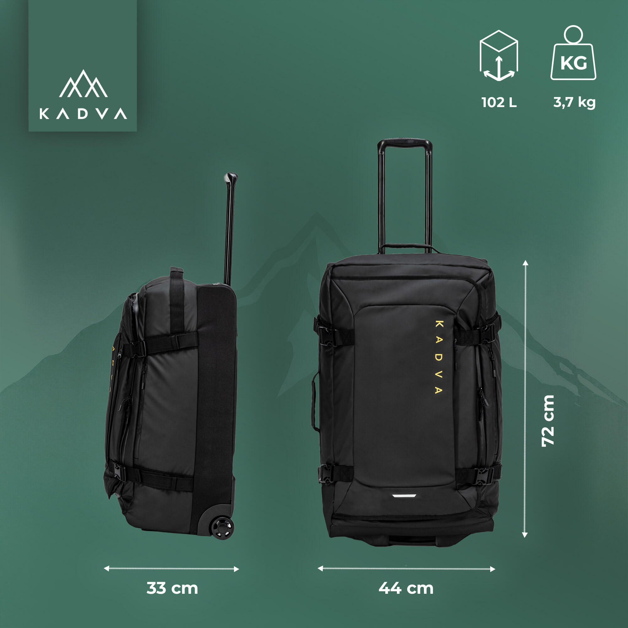 Valise de voyage KADVA Lazio 6/7