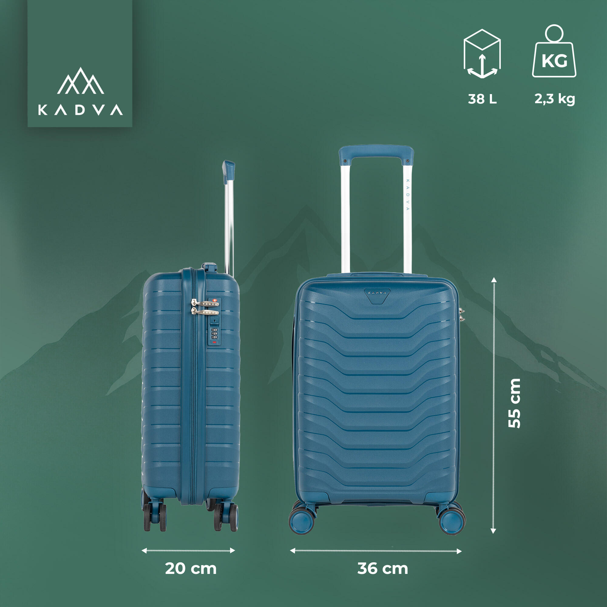 Valise de voyage KADVA Sancho 6/7