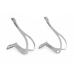 Zefal paire de cale-pieds Christophe vélo - Acier Chromé