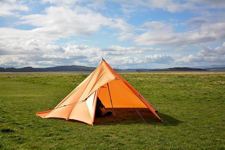 DD Hammocks Superlight Tarp3 - Sunset Orange 5/6