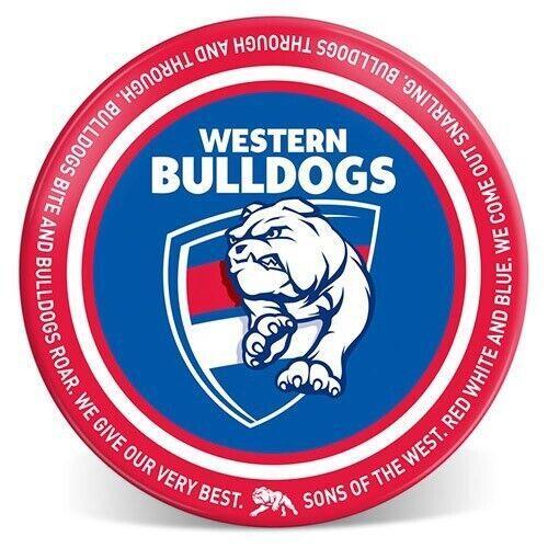 AFL Melamine Plate - Western Bulldogs - 20cm diameter - Single