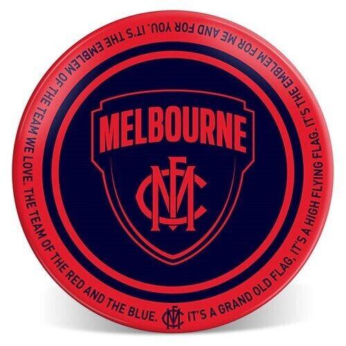 AFL Melamine Plate - Melbourne Demons - 20cm diameter - Single