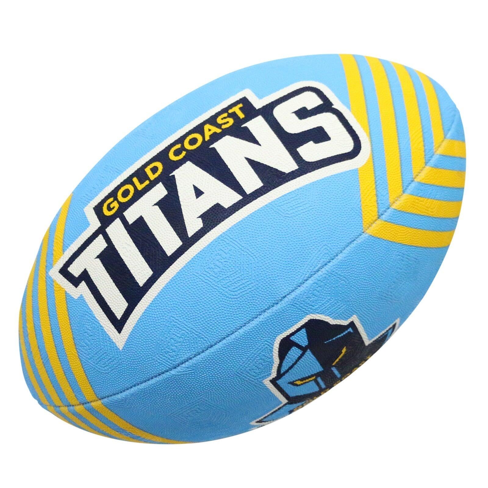 NRL 2025 Supporter Football - Gold Coast Titans - Ball - Size 5