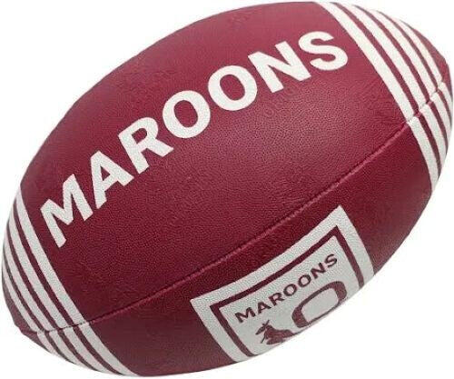 NRL 2025 Supporter Football - Queensland Maroons - Game Ball Size 5 - QLD