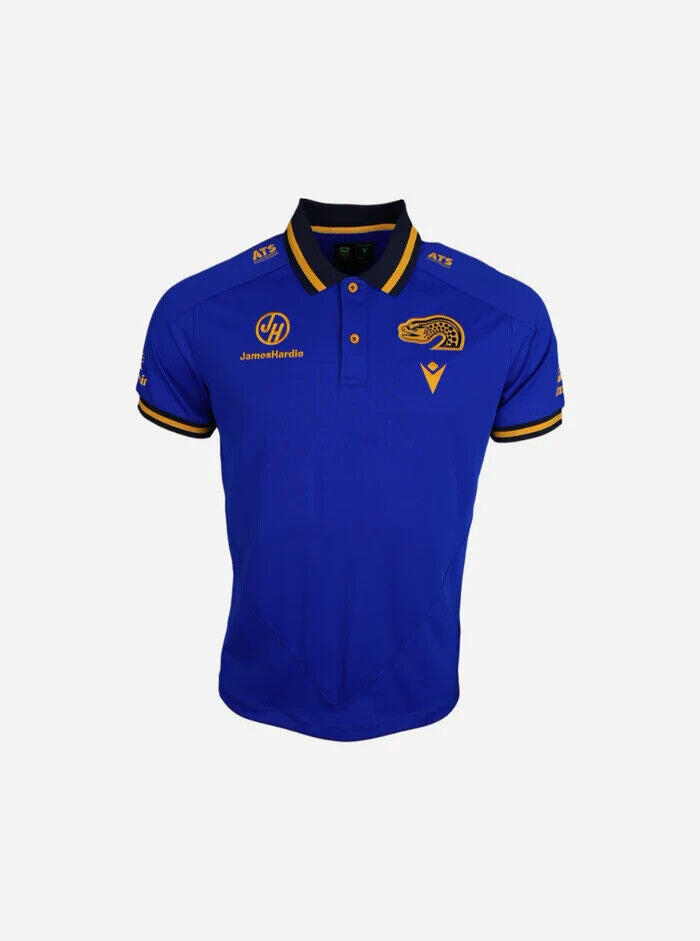 NRL 2025 Travel Polo - Parramatta Eels - Blue - Adult - Mens