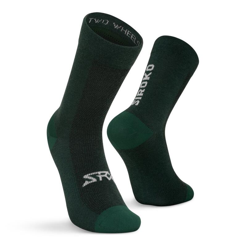 Cyklistické ponožky s merino vlnou SRX Arbor
