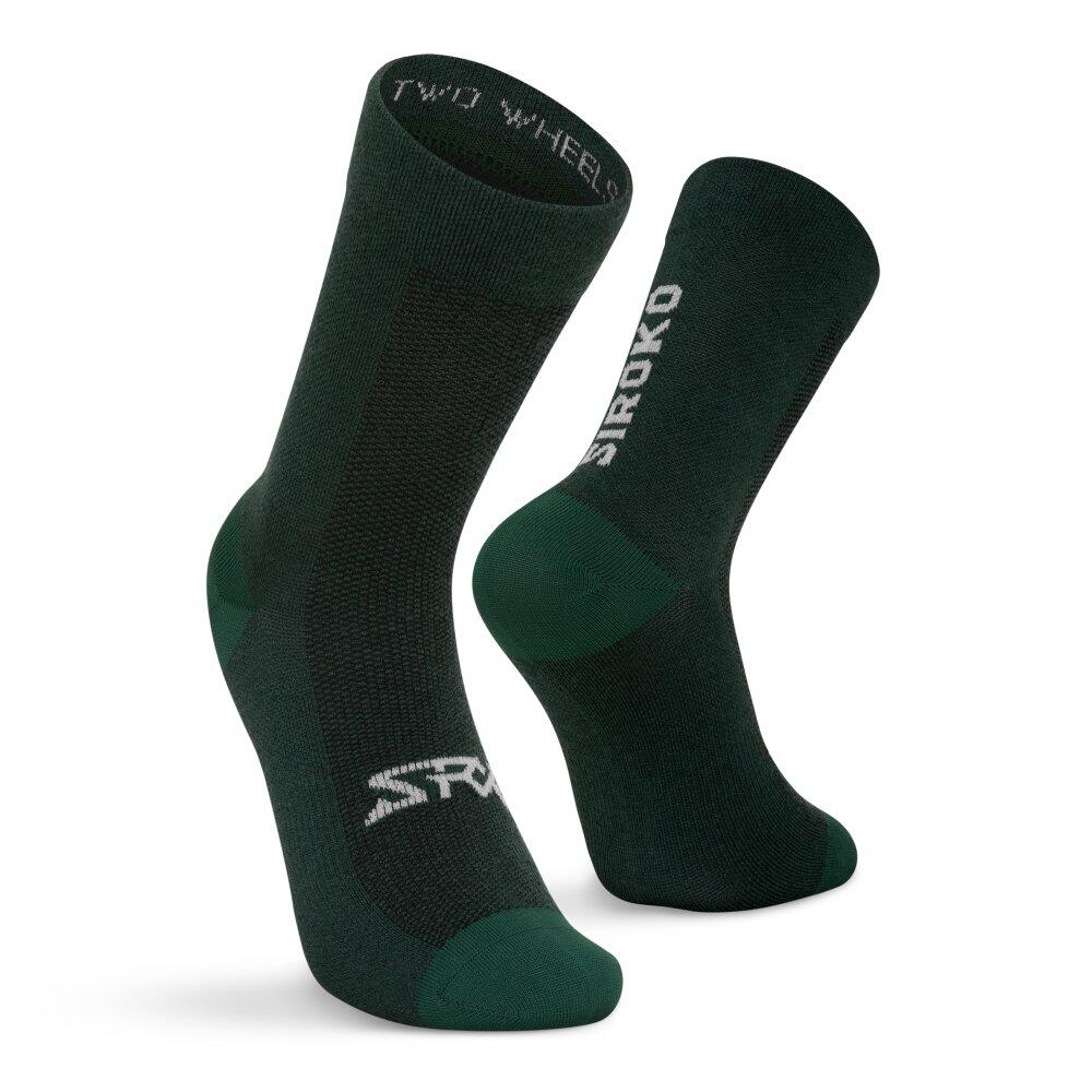 Skarpetki rowerowe unisex z wełną merino SRX Arbor Si