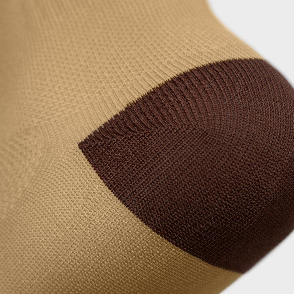 Herren und Damen Radsport Gravel-Socken GS1 Mustard Braun 5/6