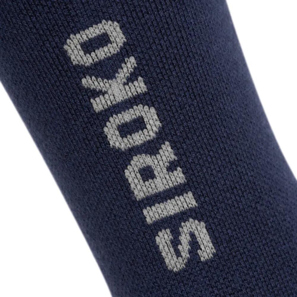 Herren und Damen Radsport Fahrradsocken mit Merinowolle SRX Arctic Blau 5/7