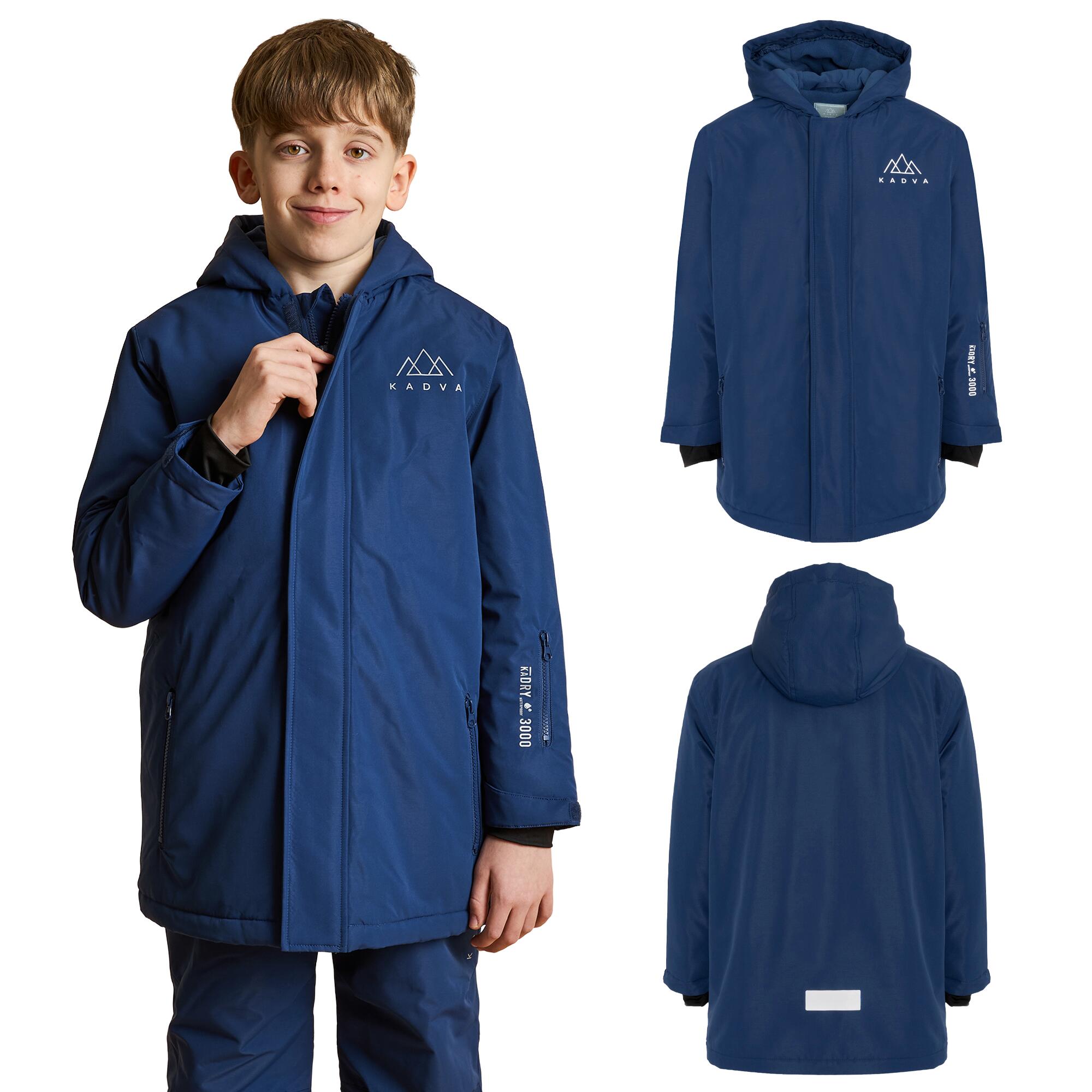 Kadva - Veste De Ski Enfant Kadva Skiro Jacket Jrb - Blouson - Bleu - 10 Ans / 140 Cm - Decathlon