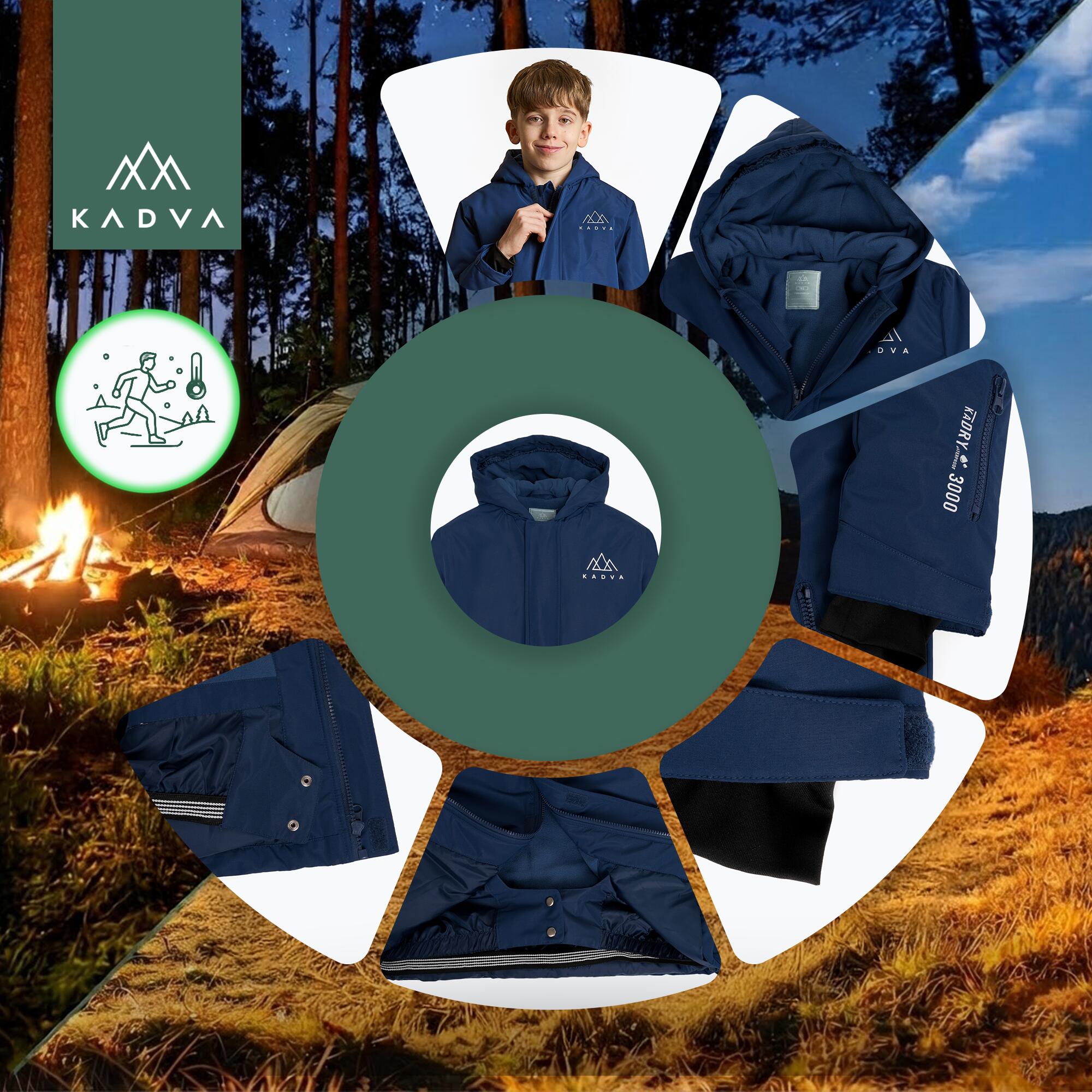 Jaqueta de esqui infantil KADVA Skiro Jacket Jrb 4/7