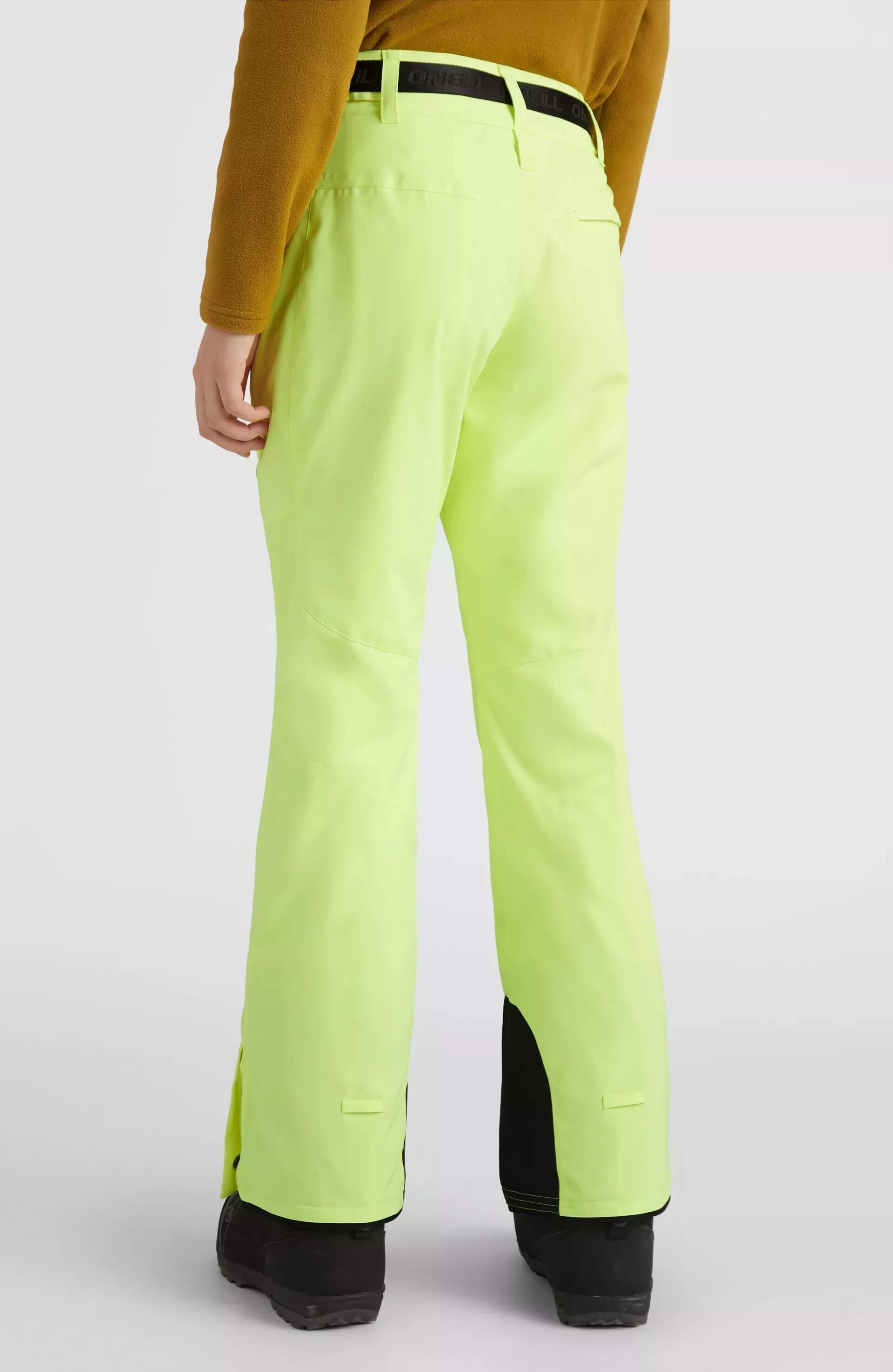 Pantalon de ski Jaune Fluo Femme O'Neill Star Slim 4/7