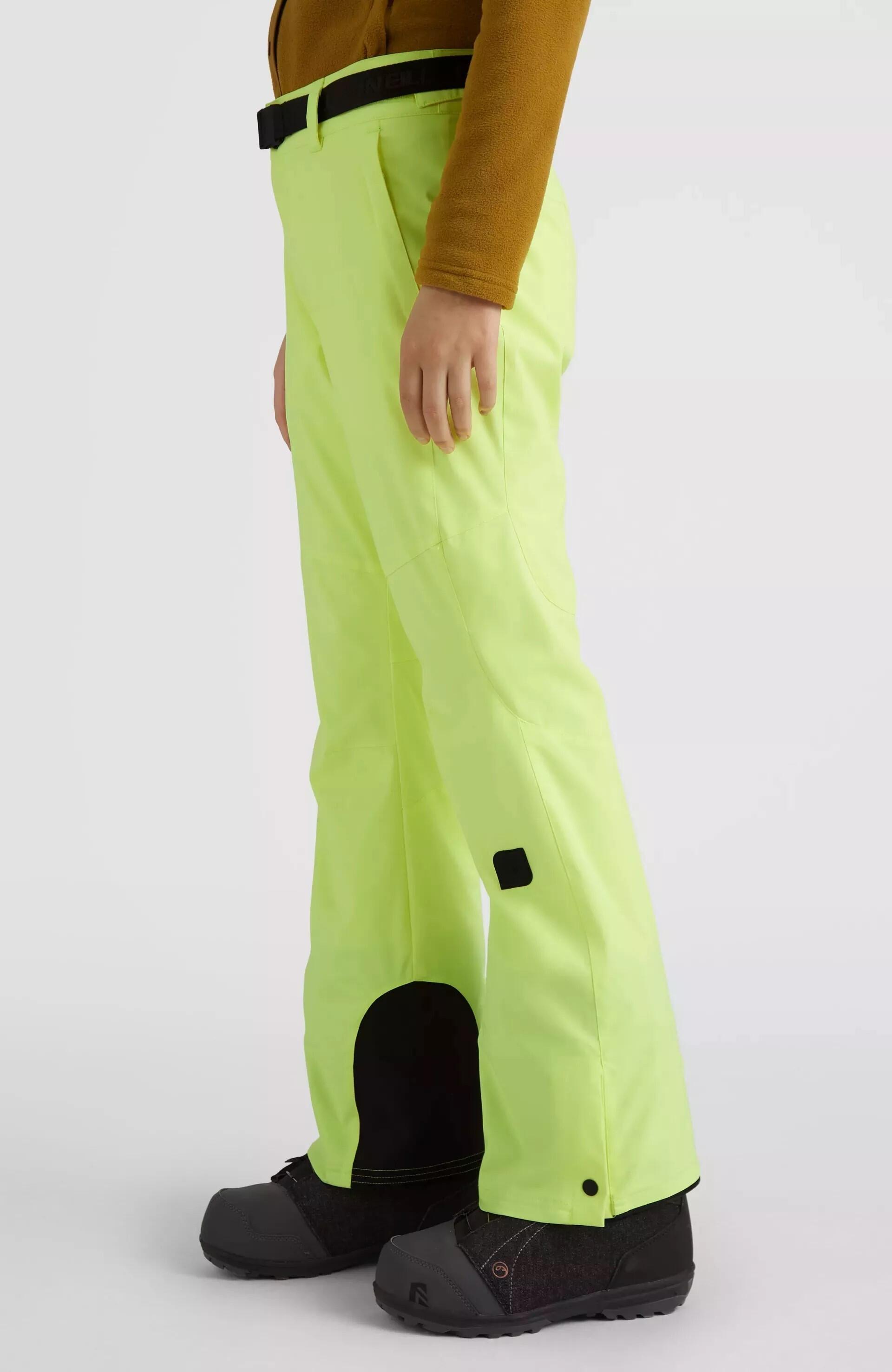 Pantalon de ski Jaune Fluo Femme O'Neill Star Slim 6/7