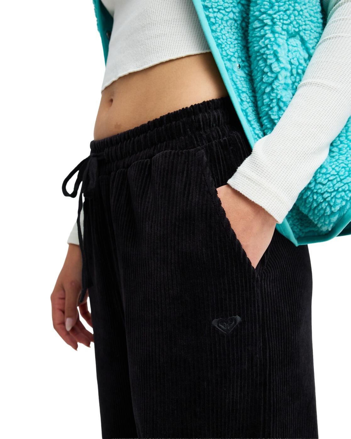 Easy Wear - Pantalon en velours côtelé LEKEITIO KNIT Vert Femme 4/4