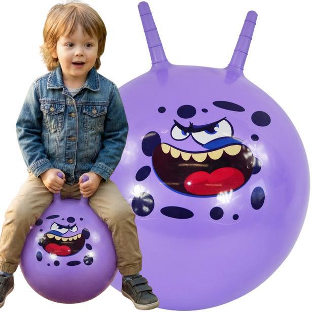 Piłka do skakania Eddy Toys dla dziec 45CM z rogami 2/5