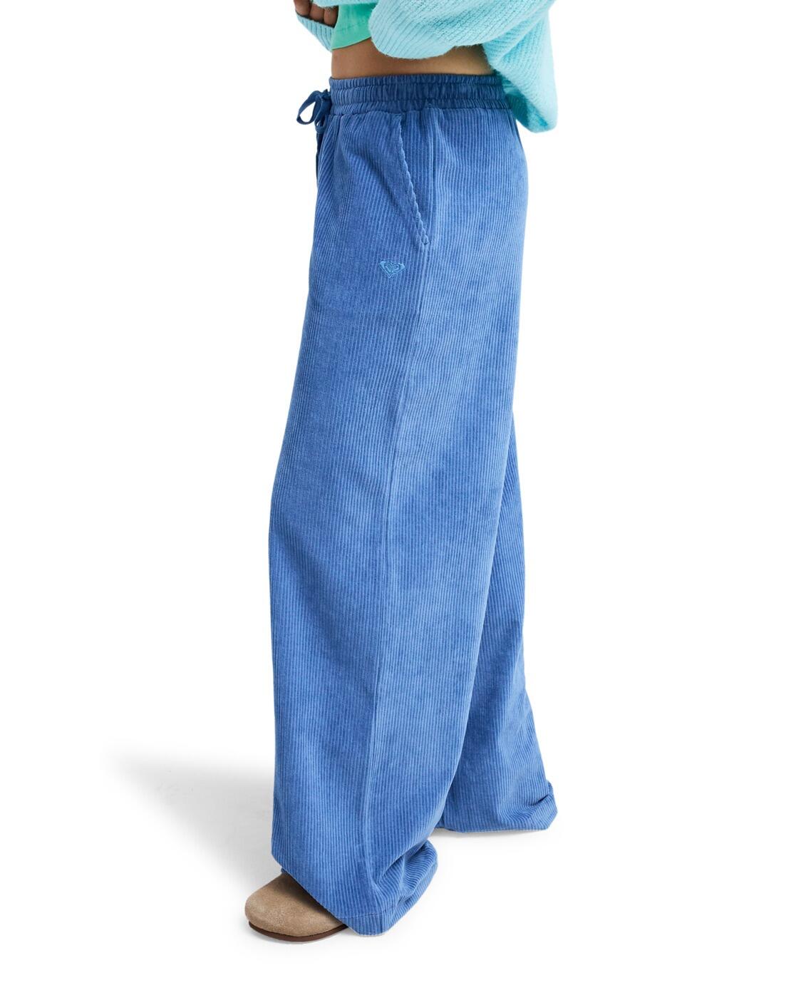 Bequeme Cordhose LEKEITIO KNIT Blau Frauen 3/4