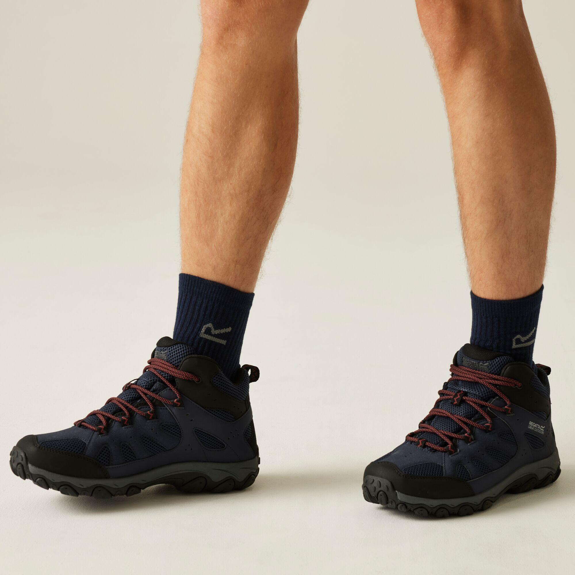 Regatta - Bottes De Randonnée Edgepoint Mi-hautes Imperméables Respirantes Pour Homme - Bottes - Bleu - Decathlon