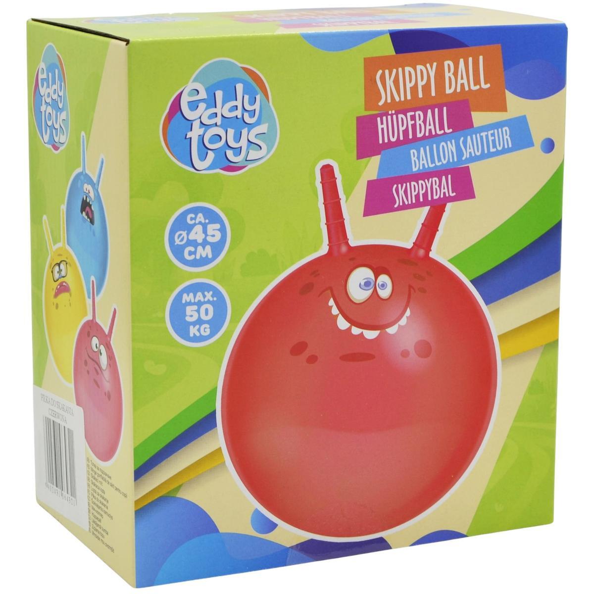 Piłka do skakania z rogami dla dzieci Eddy Toys 45cm 6/7