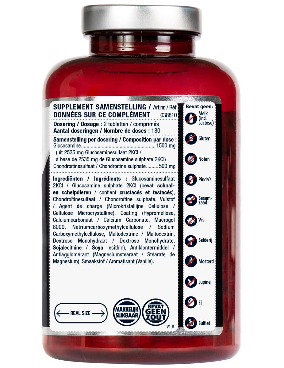 Lucovitaal Glucosamine Chondroïtine 360 tabletten MAXI XXL 2/4