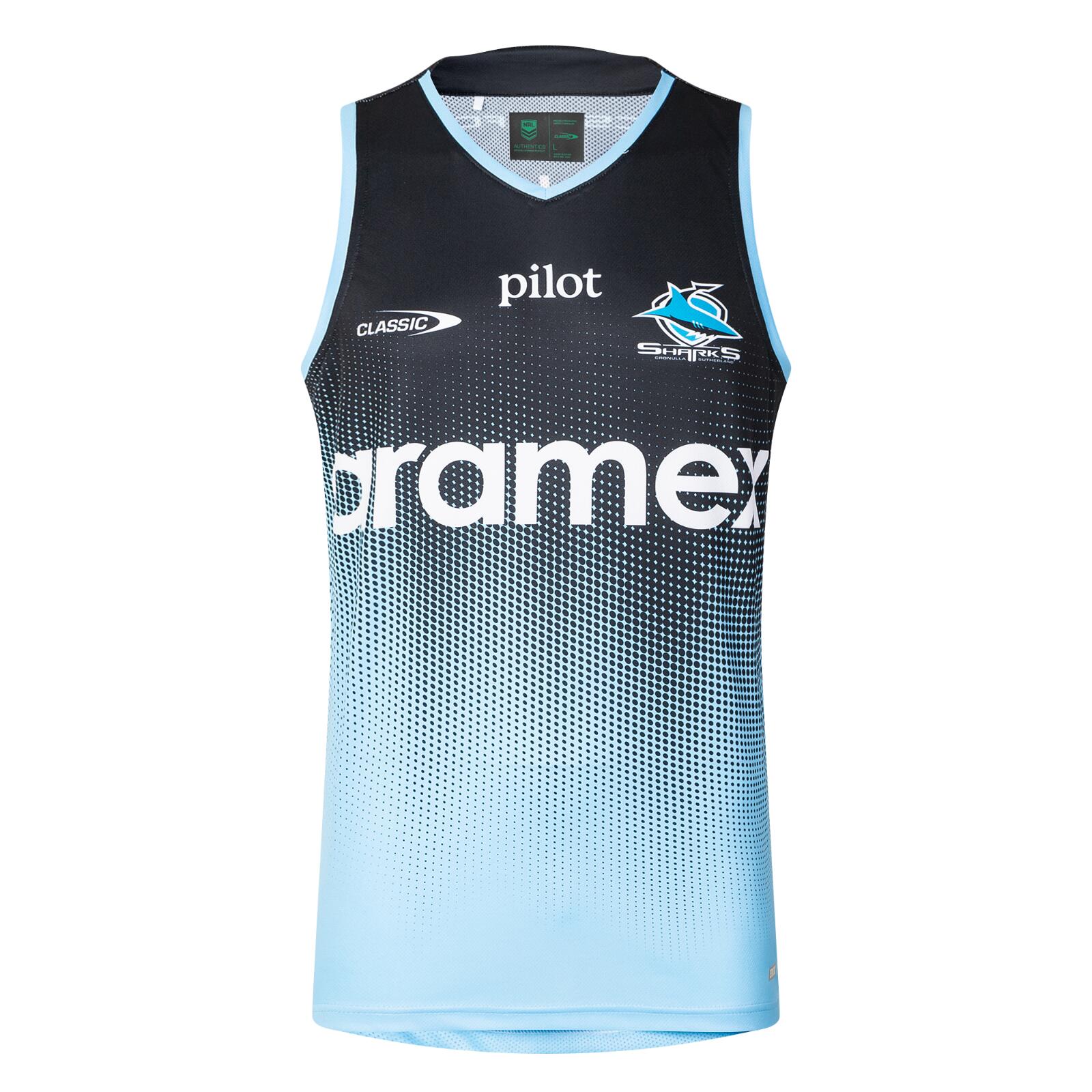 NRL 2025 Training Singlet - Cronulla Sharks - Adult - Mens