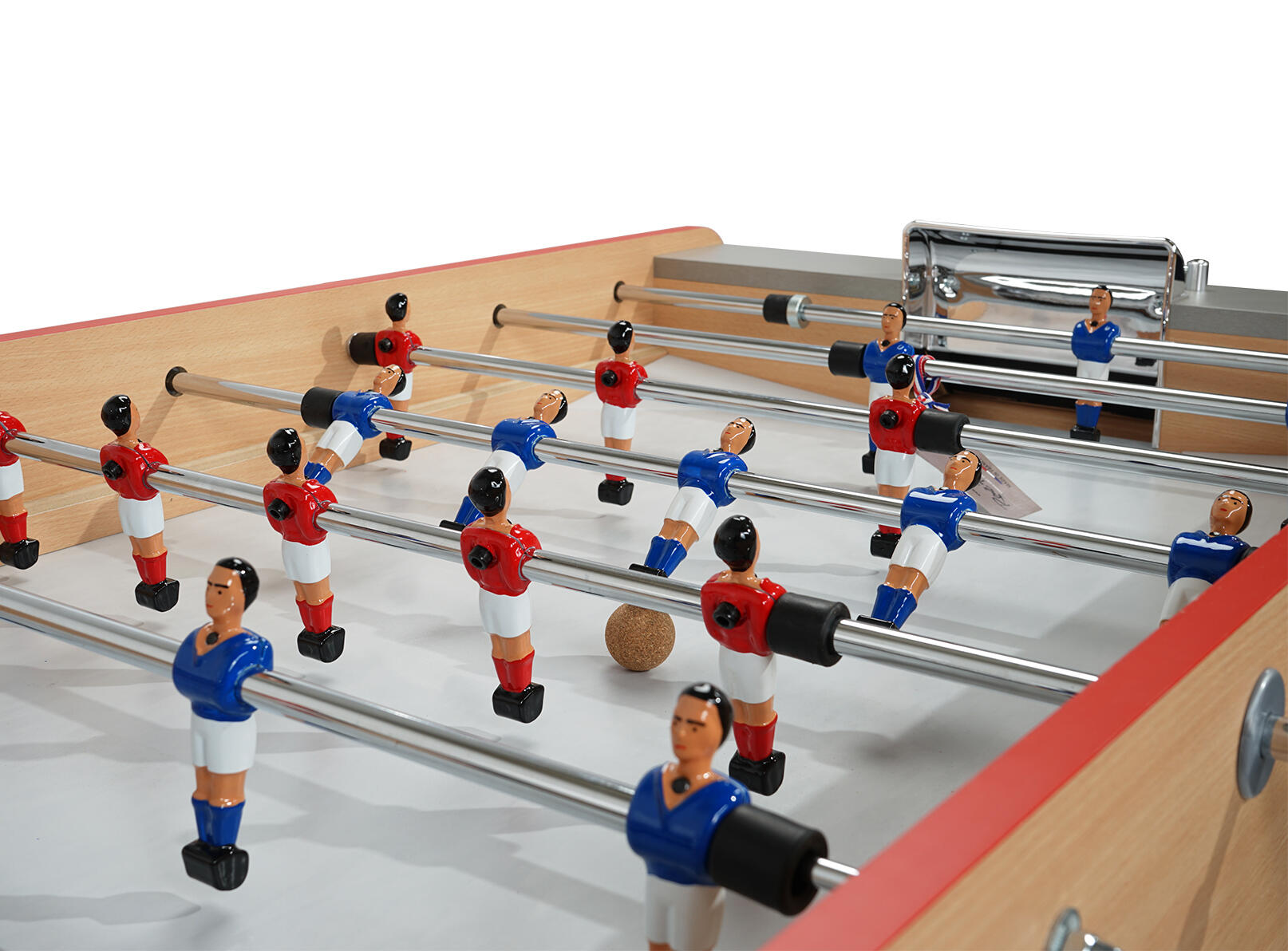 Baby Foot Mondial - Fabrication française - L153 x l105 x H93 - HETRE-Gris 3/6
