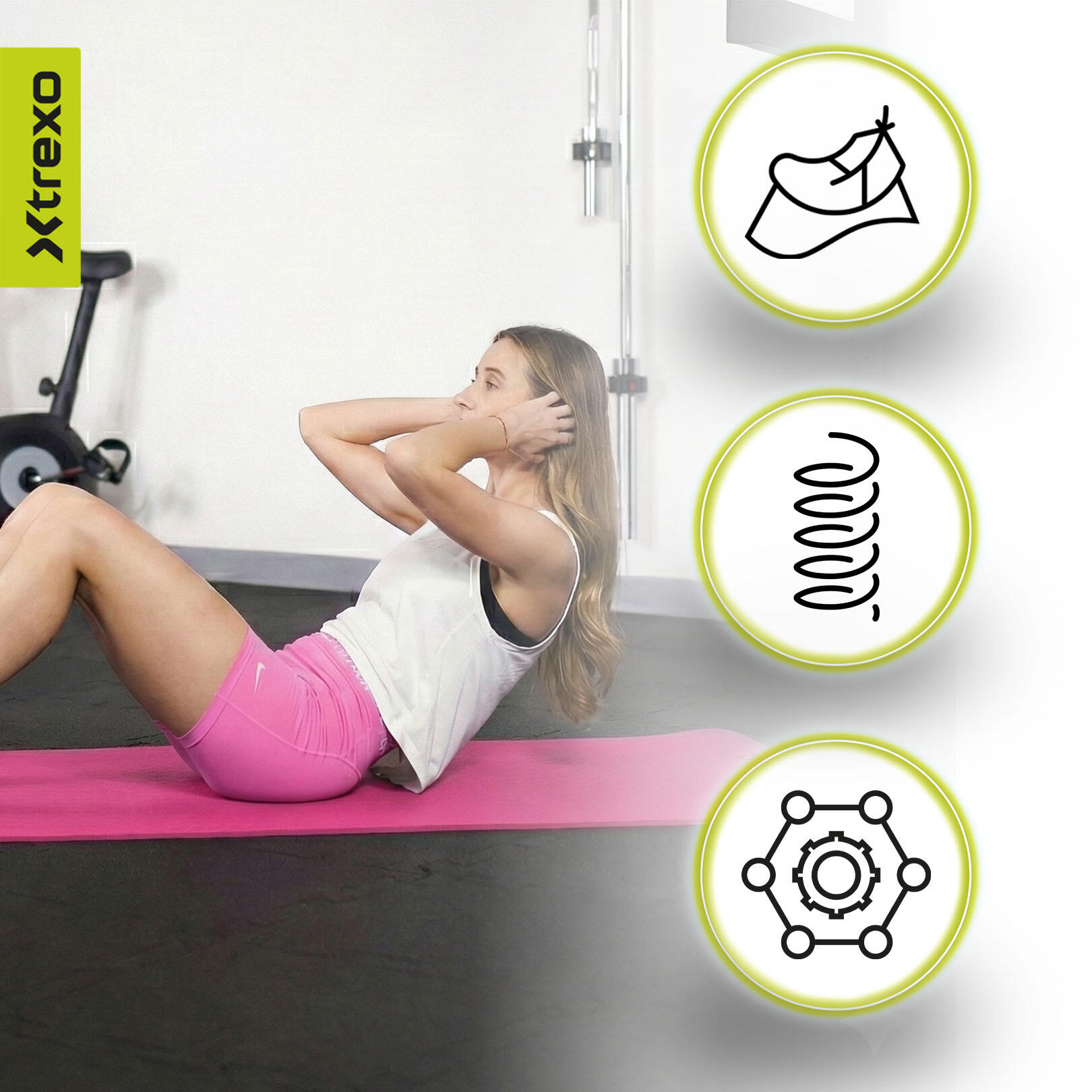 Esterilla de fitness XTREXO TXO-B4Z002-PK 4/7