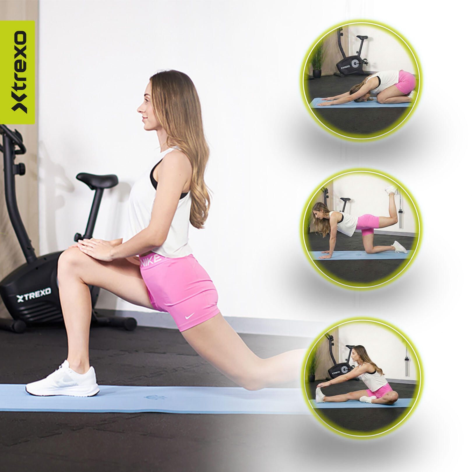 XTREXO TXO-B4Z002-BL Fitnessmatte 4/7