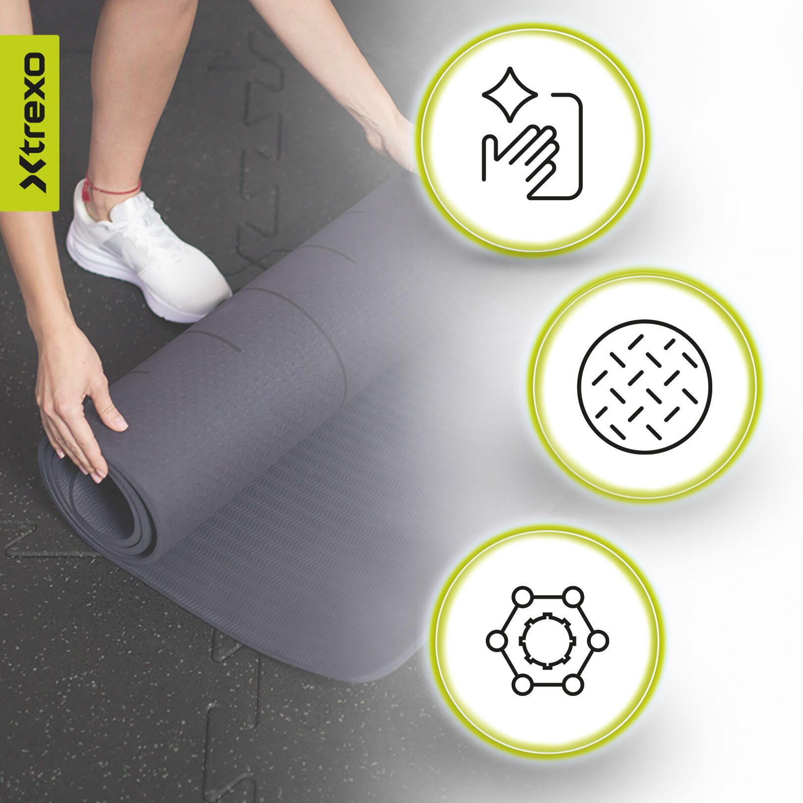 Tapis de fitness XTREXO TXO-B4Z002-CH 6/7