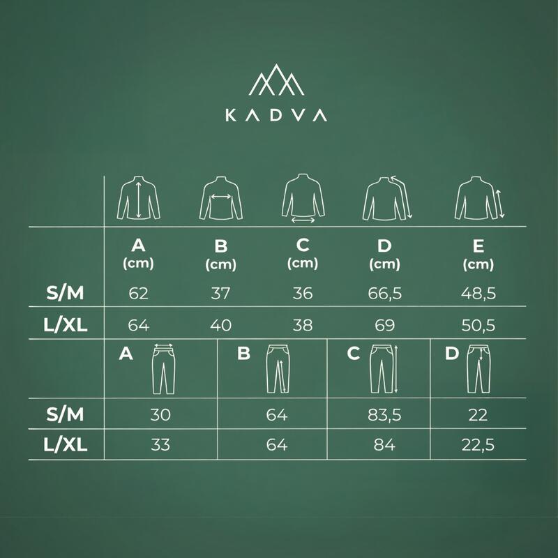 Set complet de lenjerie termică pentru femei KADVA Glacier W Set