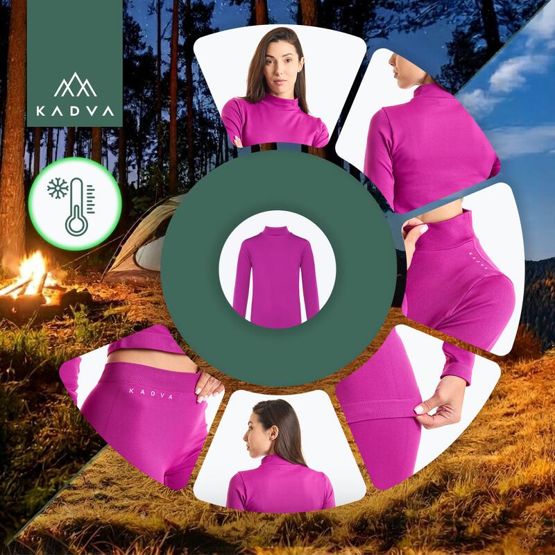 Set complet de lenjerie termică pentru femei KADVA Glacier W Set