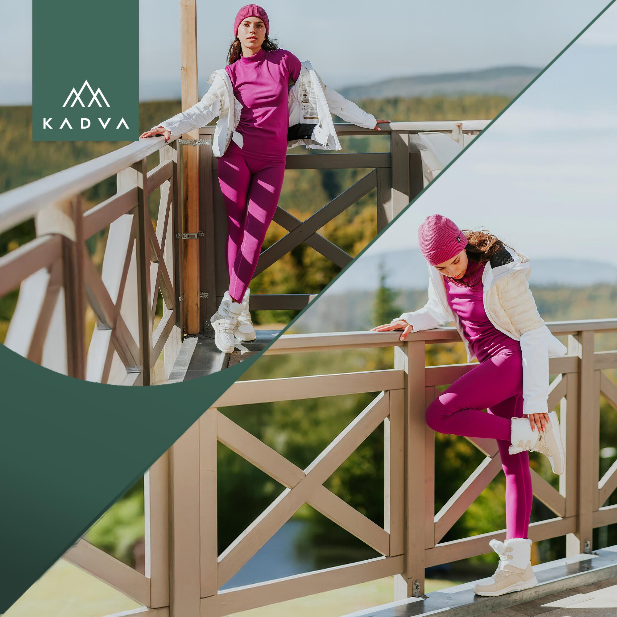 KADVA Glacier W Conjunto de roupa interior termoativa feminina 6/7