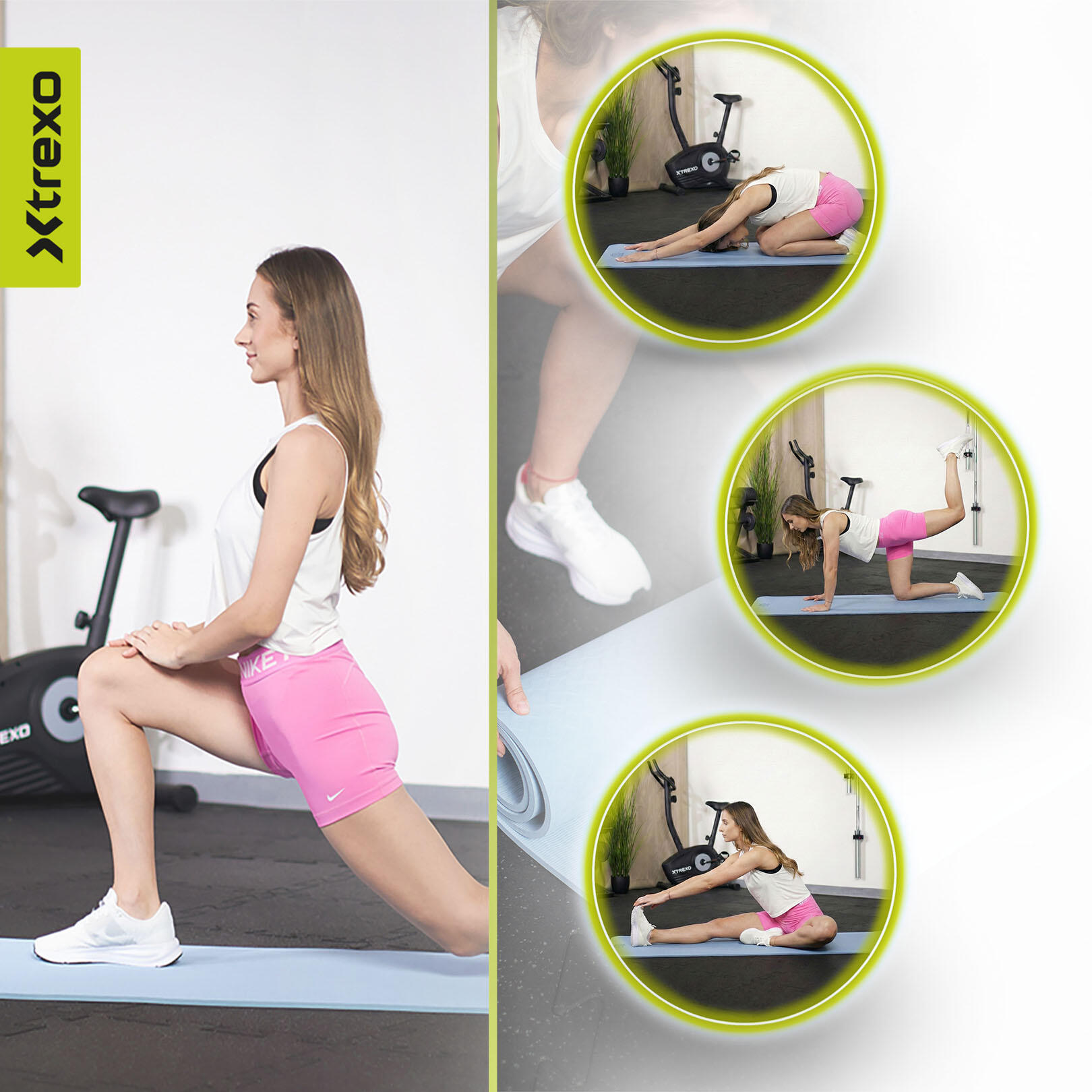 XTREXO TXO-B4Z003-BL fitnessmat 4/7