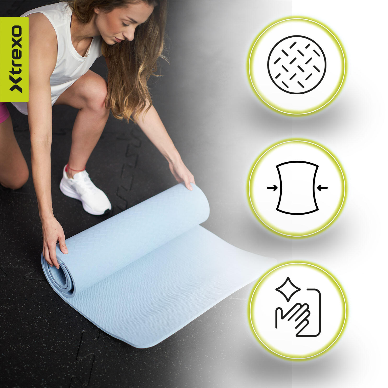 XTREXO TXO-B4Z003-BL fitnessmat 6/7