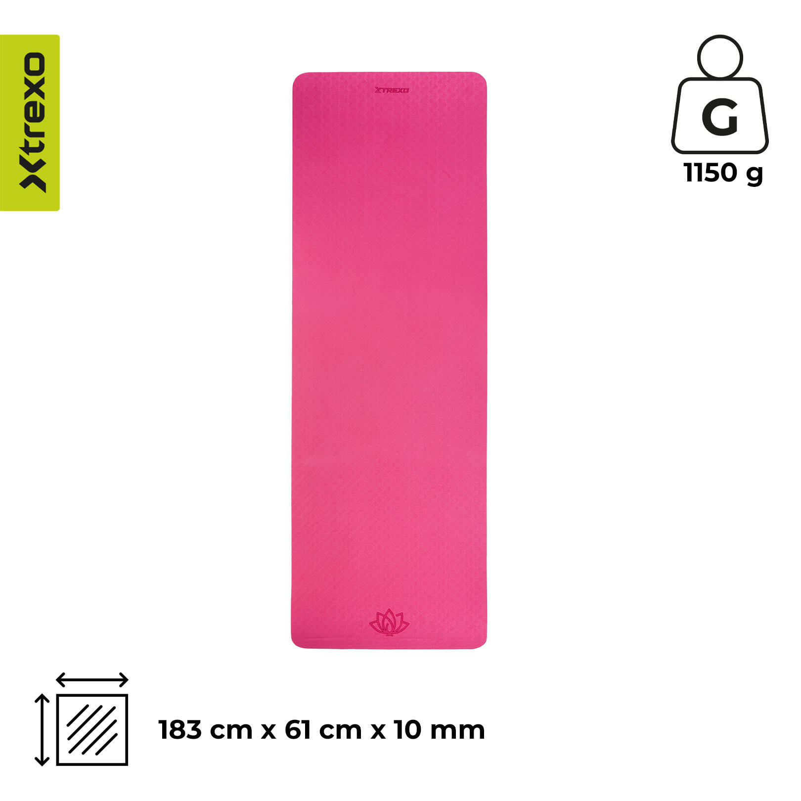 Tappetino fitness XTREXO TXO-B4Z003-PK 6/7