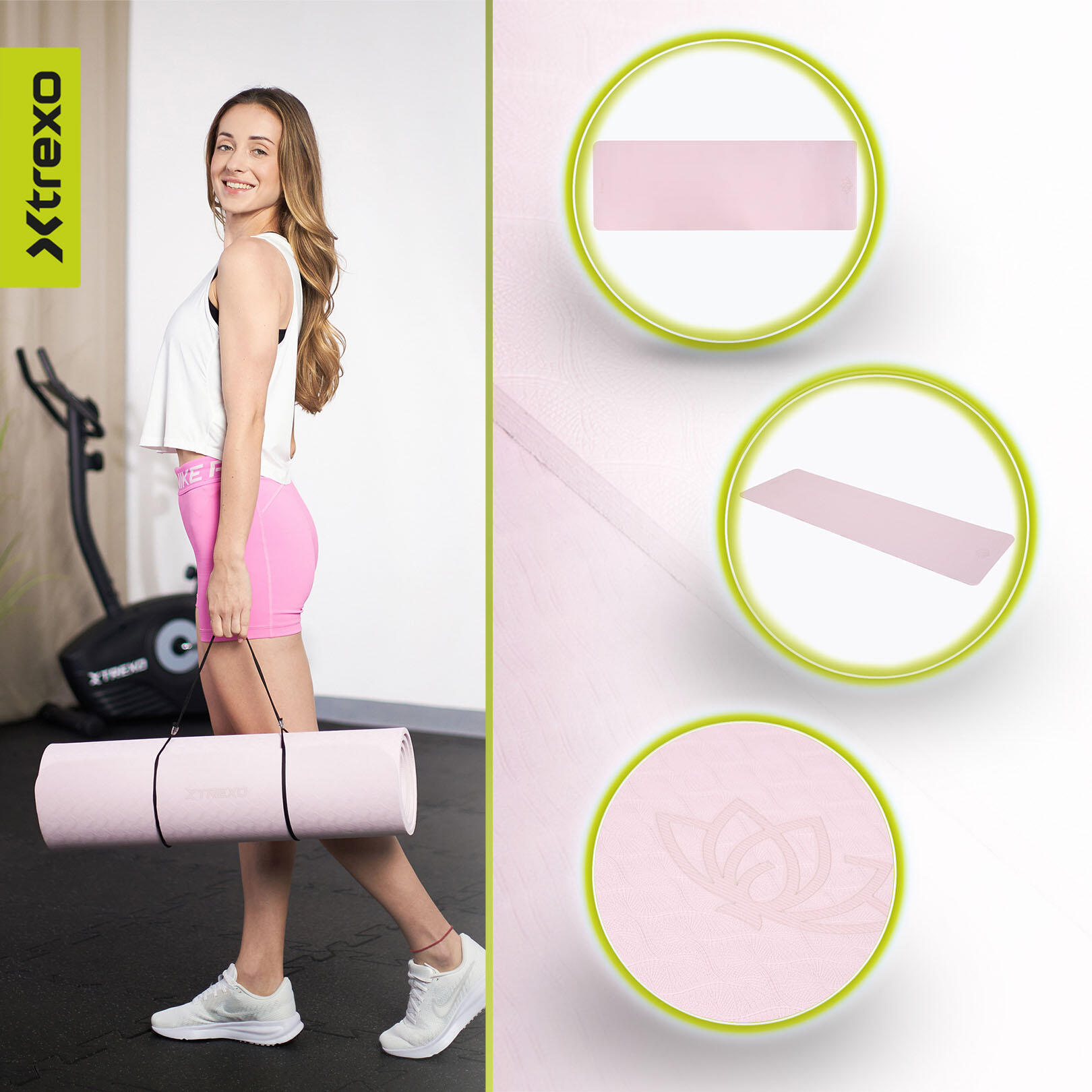 Tapis de fitness XTREXO TXO-B4Z003-VT 3/7