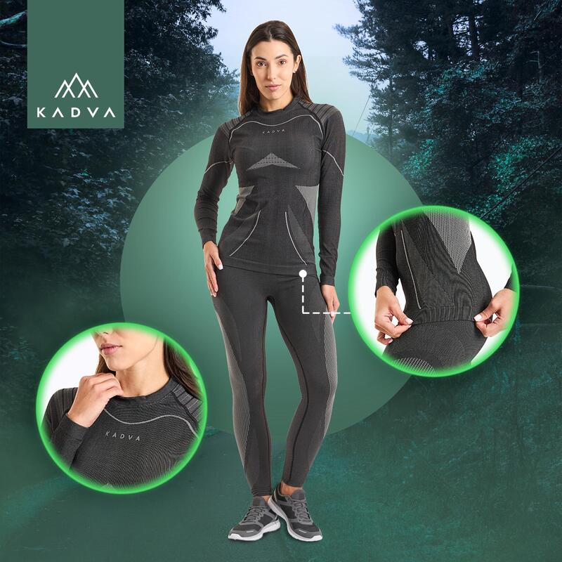 KADVA Streif W Set lenjerie intima termoactiva dama